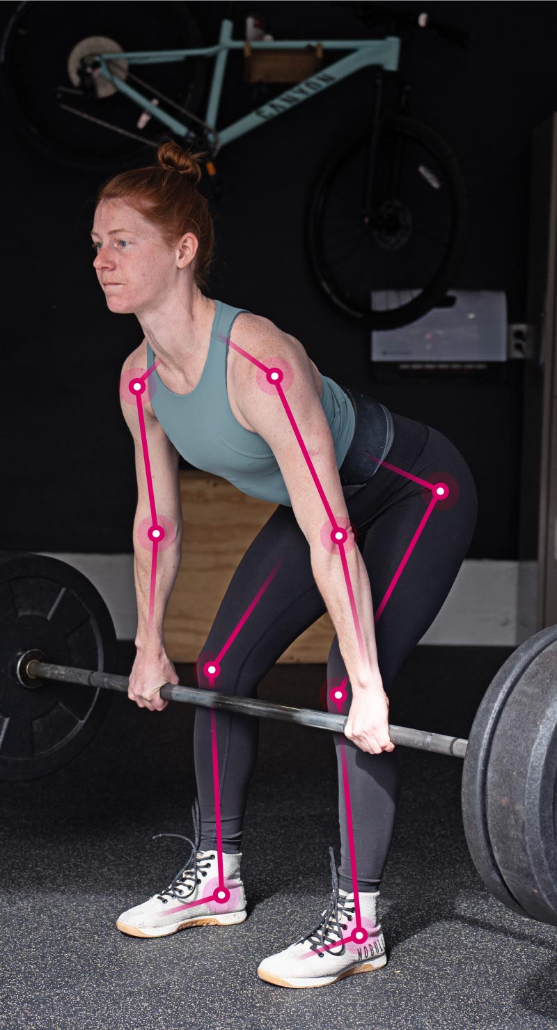 Compound Movement Strength Training Guide Female Athlete Performing Compound Movement I.e. Deadlift