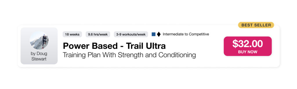 Best Power-Based Training Plan for Trail Runners